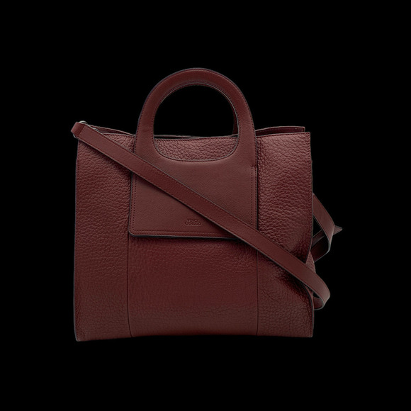 Vince Camuto Handbags - Vince Camuto Large Leather Tote w/ Crossbody Strap Beck Cinnabar
